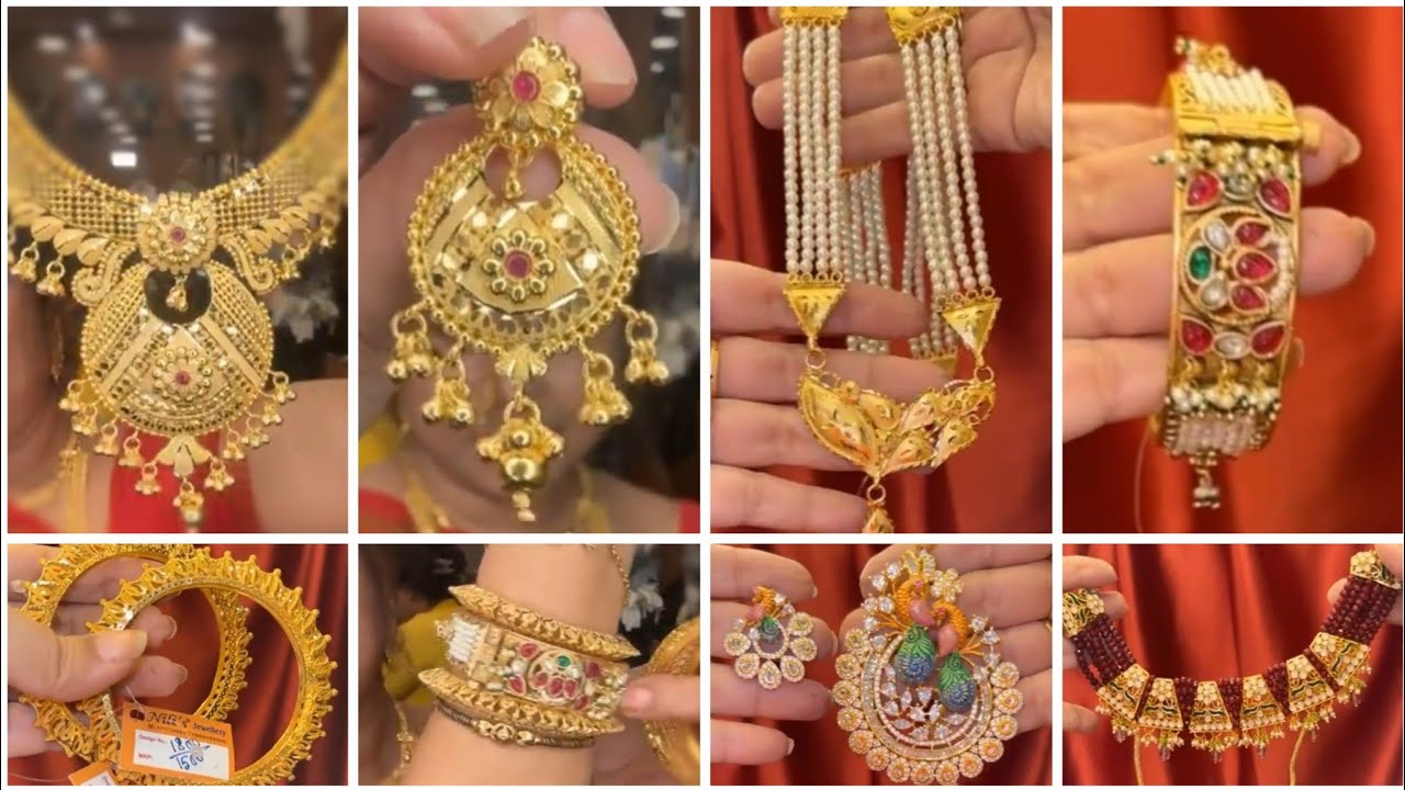 Beautiful Gold Plated Kanbali Chur Pearl Necklace and Customised Jewellery From Nilis Jewellery