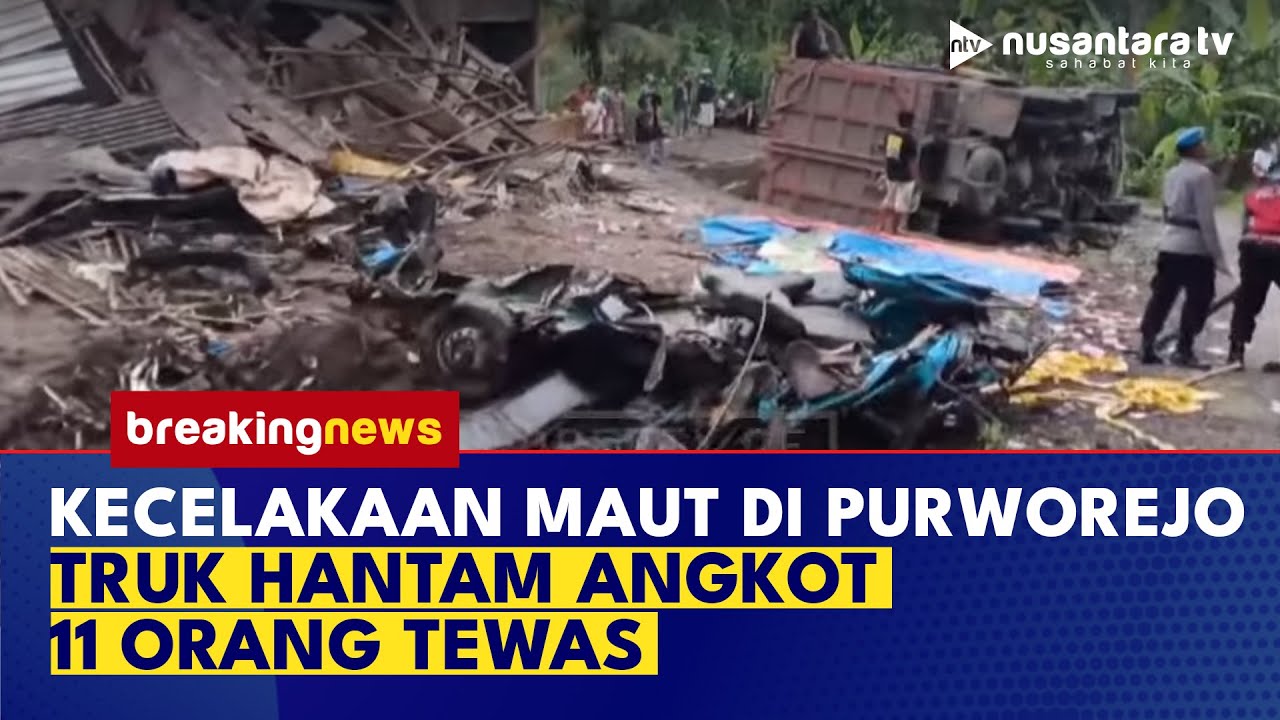 [FULL] Kecelakaan Maut Truk Hantam Angkot, 11 Orang Tewas, Korban Ibu-ibu dan Anak-anak | NTV