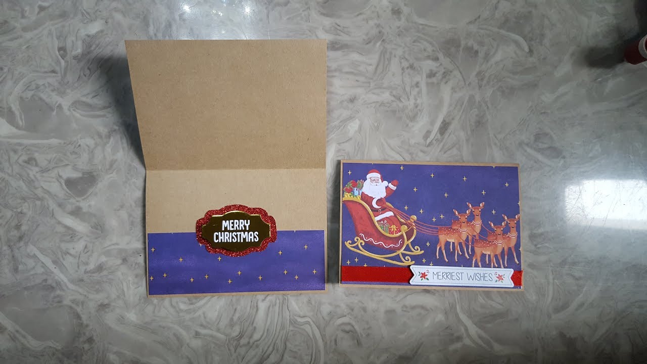 card #6 1 6x6 paper  1 card  | Christmas in July | Gie's Tidbits