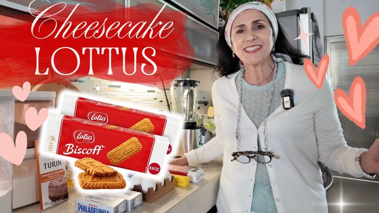 ❤️Hicimos el CHEESECAKE de LOTTUS-Mi Receta Para CELEBRAR el AMOR💕