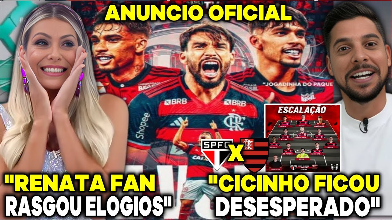 FLA ANUNCIOU PAQUETÁ! RENATA E CICINHO REAGEM E FICAM EM CHOQUE 