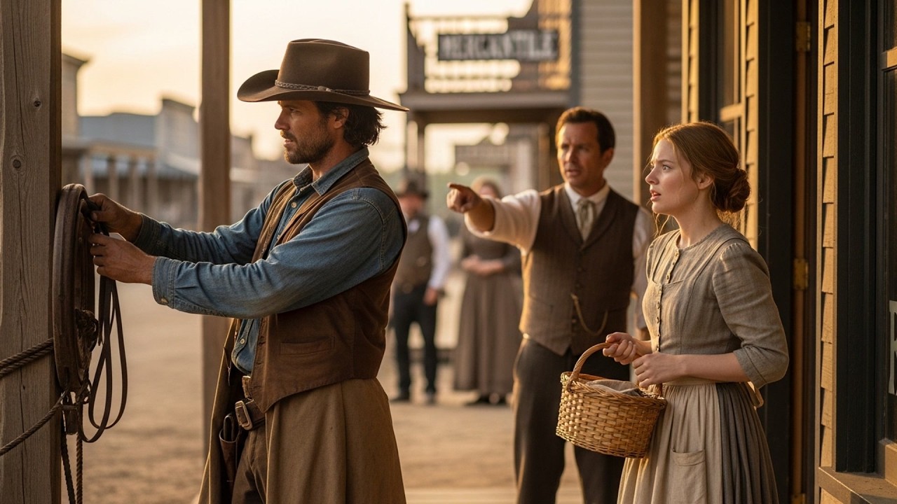 The Cowboy Heard What Her Husband Told Everyone In Town, He Said 