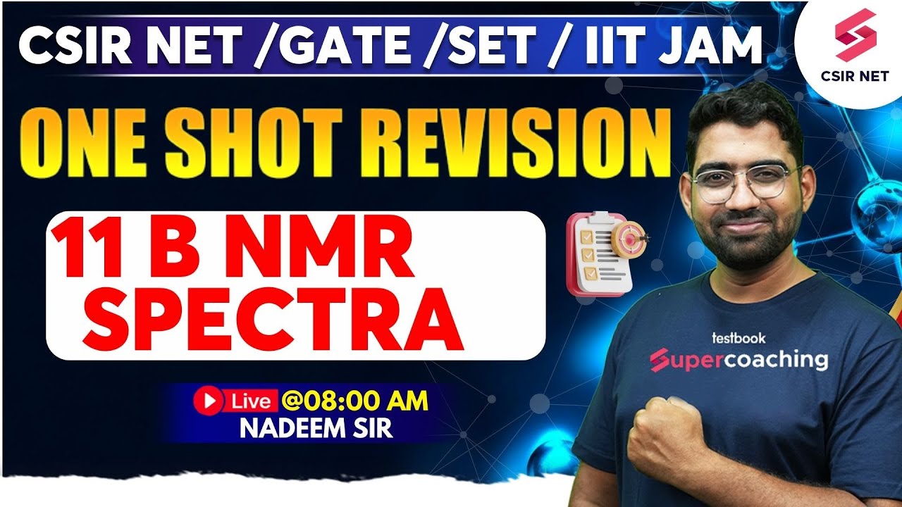CSIR NET JRF Dec 2023 | Gate 2024 | 11B NMR Spectra of Organometallic Chemistry | Nadeem Sir