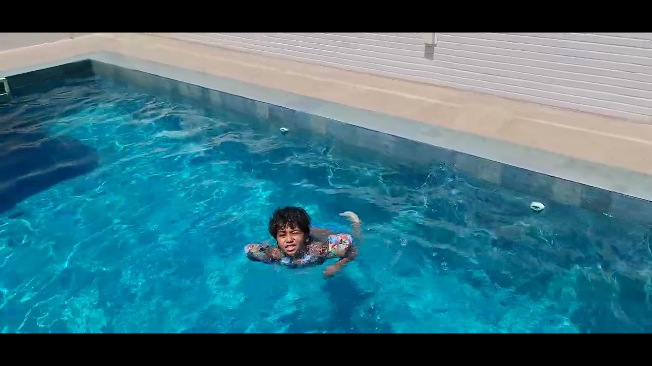 Lucas Antônio aprendendo a nadar 🏊‍♂️ 🏊‍♂️  14FEV2026