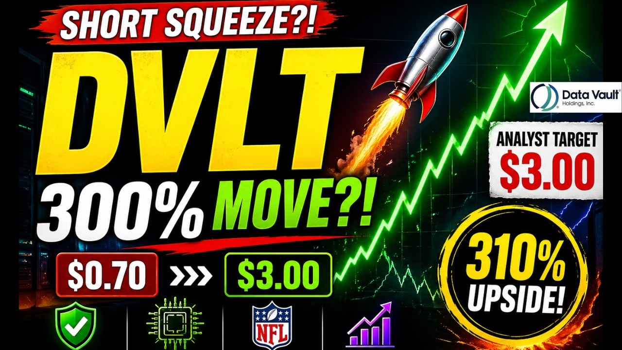 DVLT Stock Analysis 🚀 300% Move Coming? Data Vault AI Short Squeeze & $3 Target! - DVLT STOCK