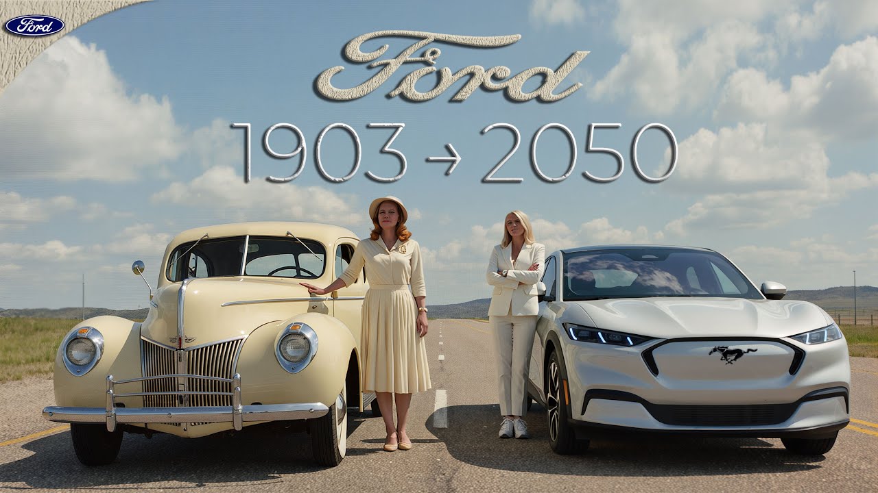 Трансформация автомобилей Ford | Эволюция с 1903 по 2050 год за 4 минуты