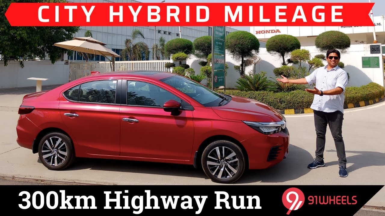 Honda City Hybrid Mileage Run || 300km Highway Fuel Economy Test || e-HEV Sedan || 91Wheels