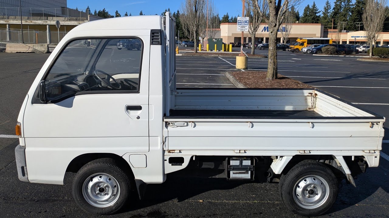 Subaru Sambar Truck 4X4 5MT 1994 года выпуска, высокая крыша + блокировка дифференциала, пробег 3...