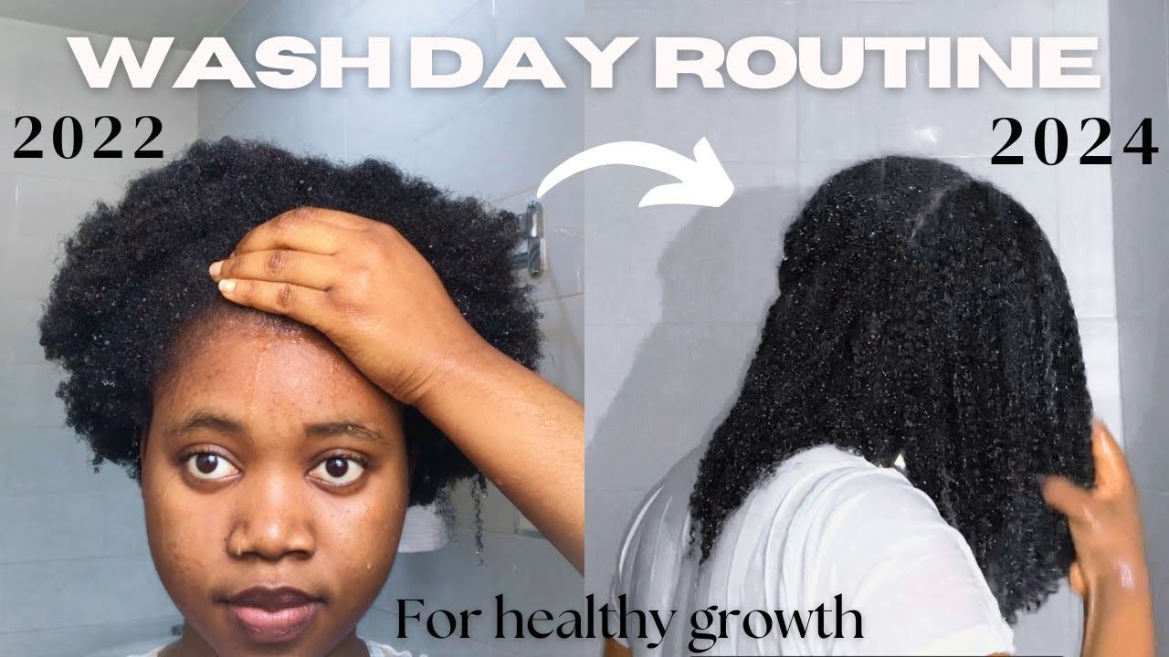 The EASIEST PERFECT Wash Day Routine for fast Natural HAIR GROWTH|​⁠Type 4 Tips@Africancurlybestie