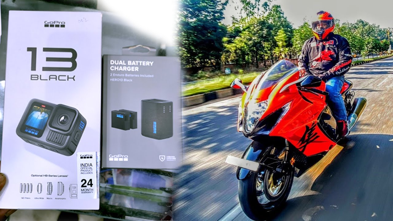 GoPro 13 Unboxing and Video Test on Suzuki Hayabusa 25th Anniversary Edition