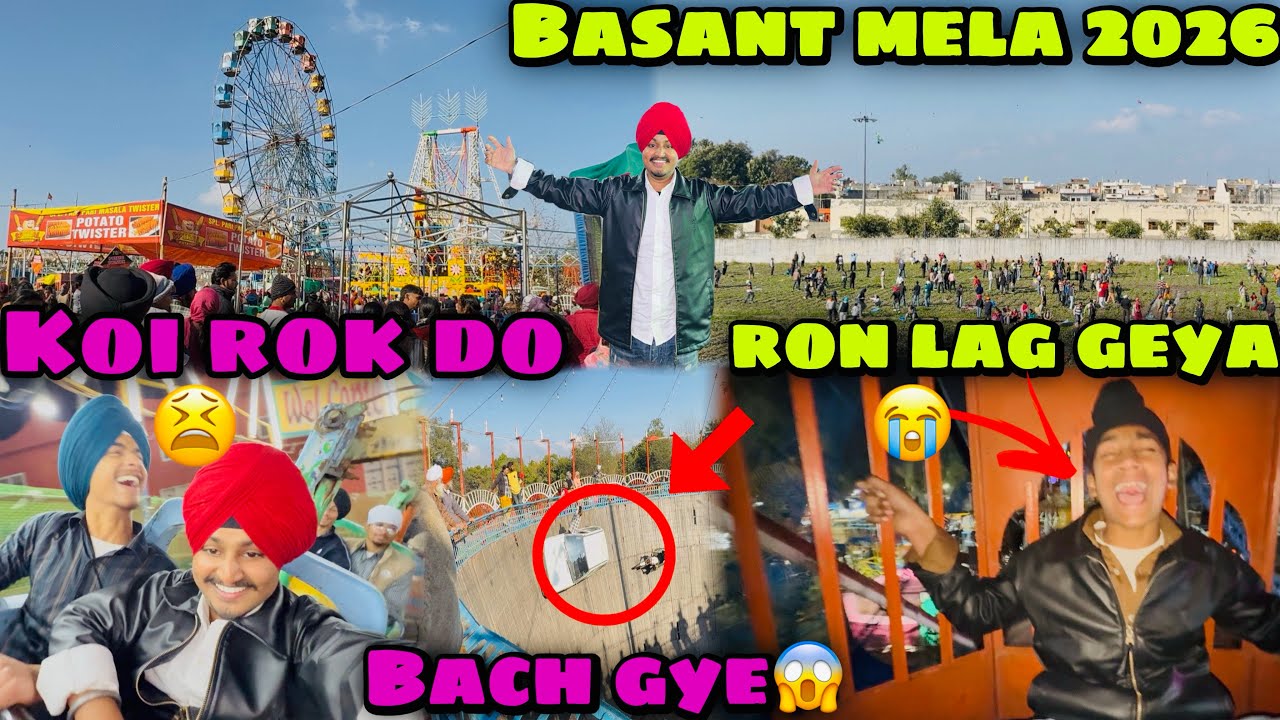 Basant Mela Chheharta Sahib 2026❤️ Full Nazare😂|| Vlog in Amritsar ||#kiteflying #viralvideo #videos