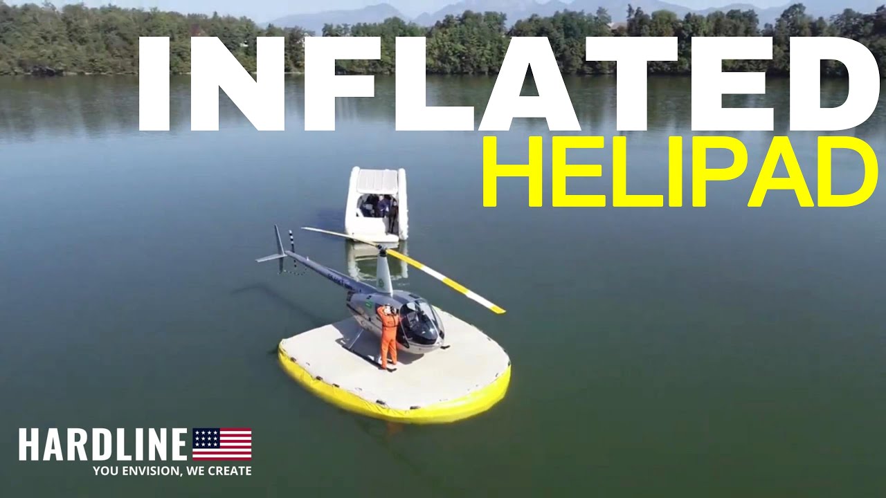 Hardline Inflatable Helipad &ndash; Rapid Deployment for Emergency & Tactical Operations