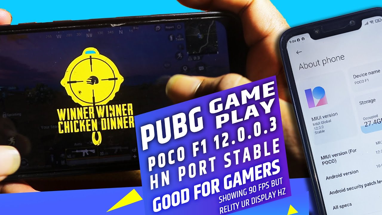 MIUI 12 20.0.0.3  || PUBG GAMING  || CLASSIC MODE  TEMP + BATTERY || No lag at All