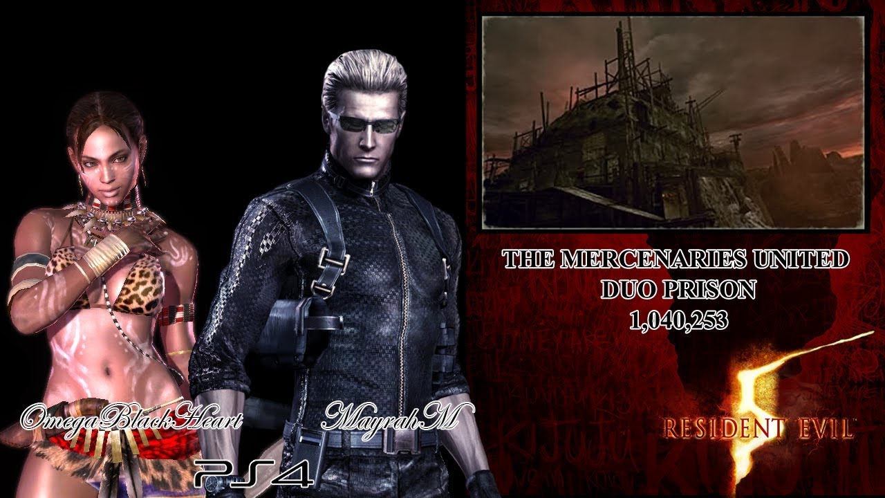 Resident Evil 5: Mercenaries United Duo- Tribal Sheva and Midnight Wesker Prison 1,040,253