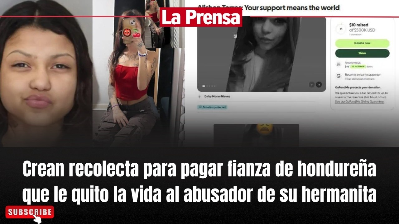 Crean recolecta para pagar fianza de hondureña que le quito la vida al abusador de su hermanita