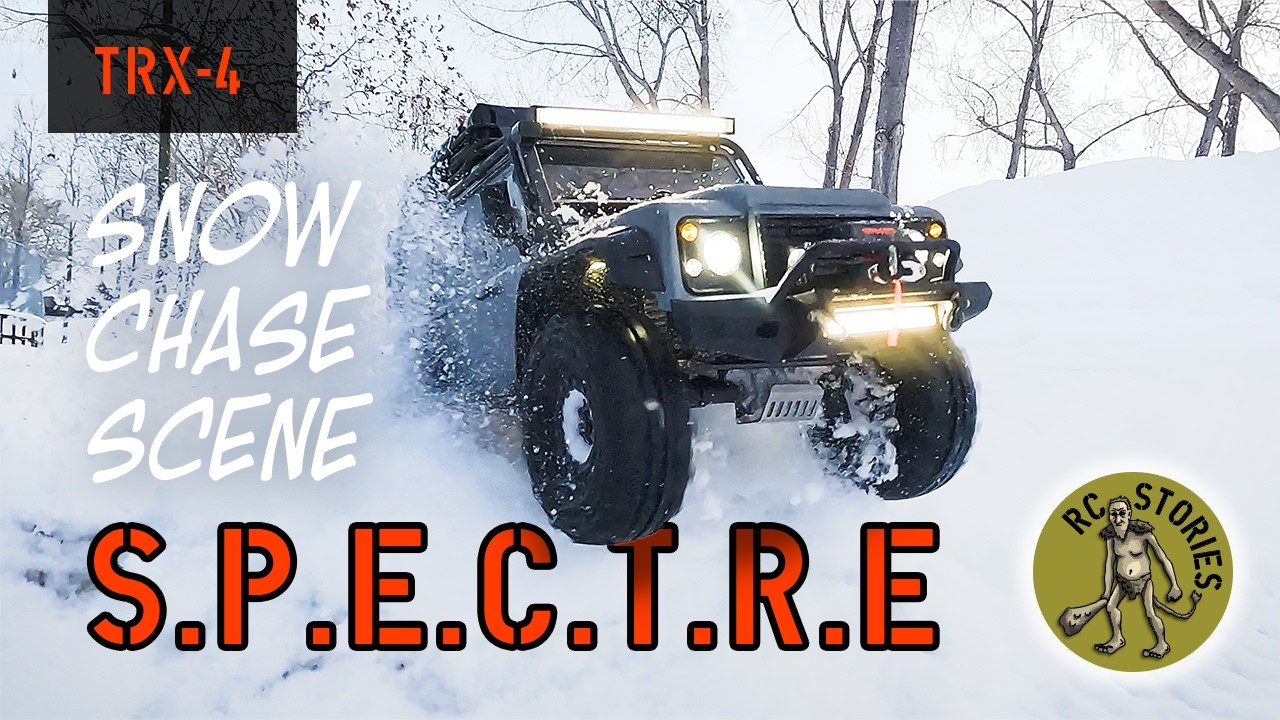 License to Chill! Traxxas TRX-4 Defender Snow Bash