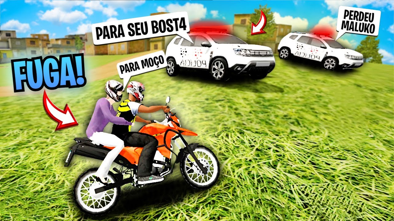 Elite Motos 2 - DEI FUGA DA POLÍCIA NO MEIO DO MOTO TÁXI