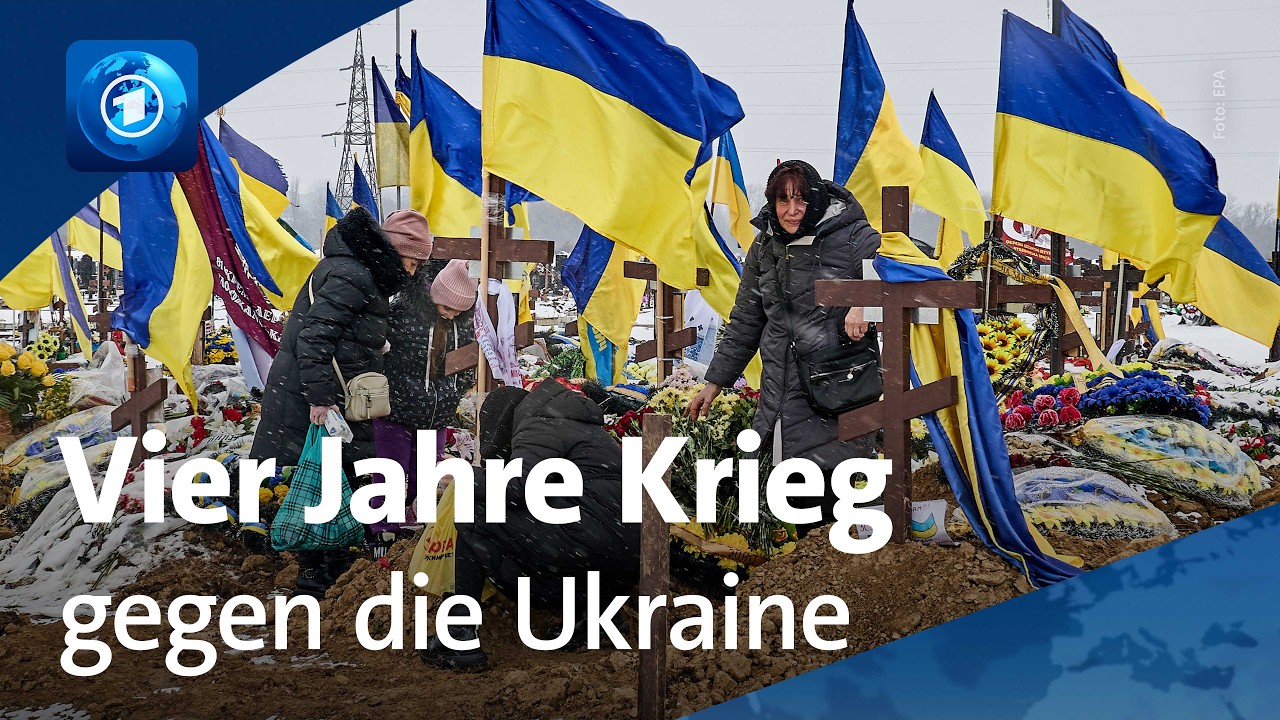 🌍 tagesschau 20 Uhr & tagesschau24 Top-Thema, 24.2.26 | Vier Jahre Krieg gegen die Ukraine
