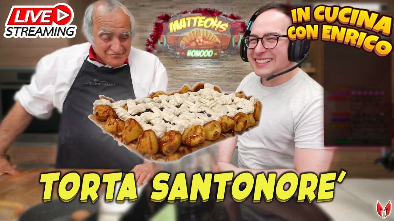 [LIVE] TORTA SANTONORE' di Enrico CUOCO | IN CUCINA CON MATTEOHS