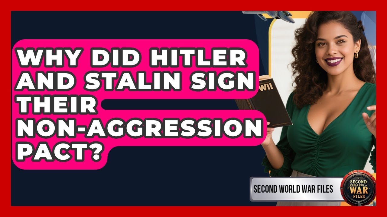 Why Did Hitler And Stalin Sign Their Non-aggression Pact? - Second World War Files