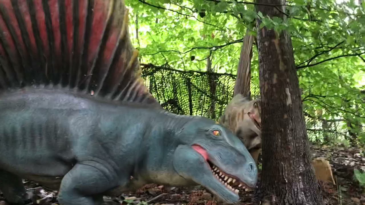 Dinosaur Island at The Columbus Zoo and Aquarium in Ohio