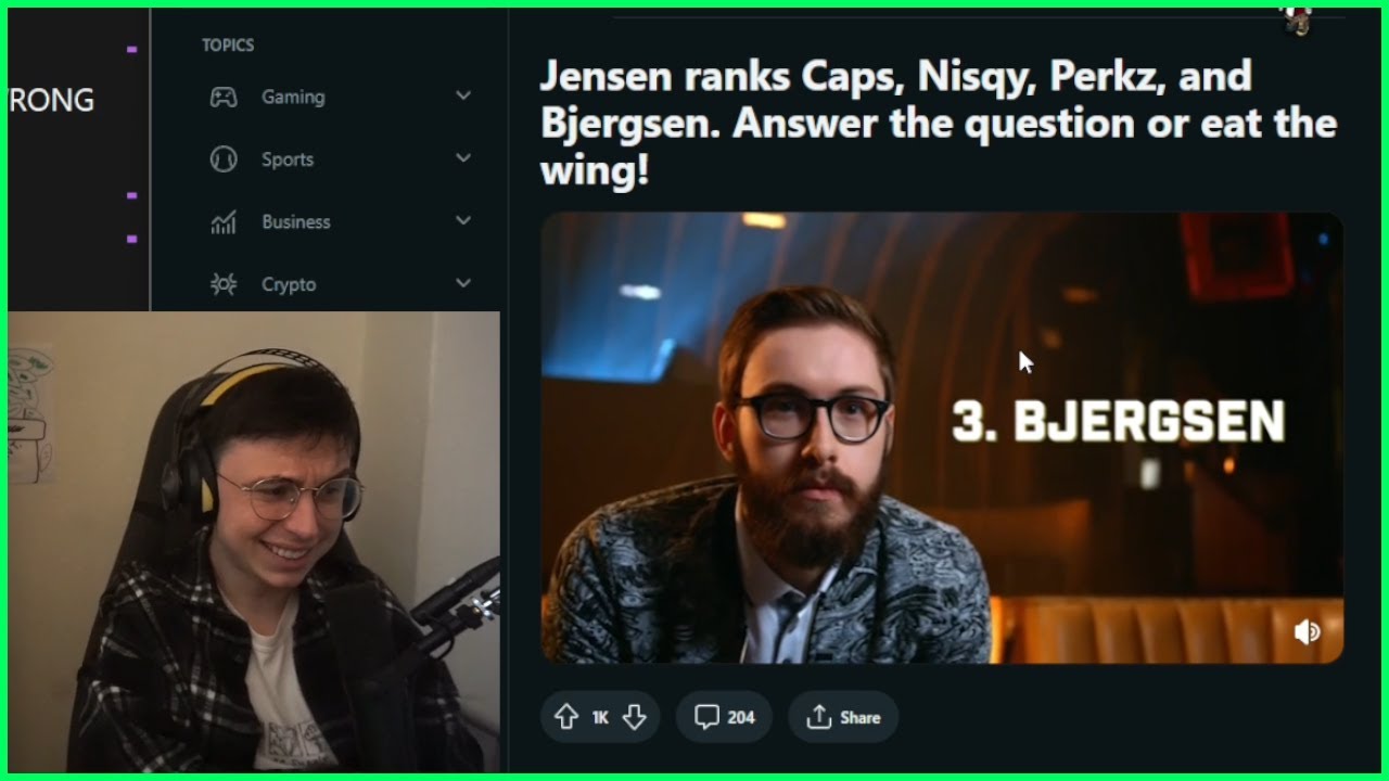 Caedrel Reacts To Jensen's SPICY Tierlist