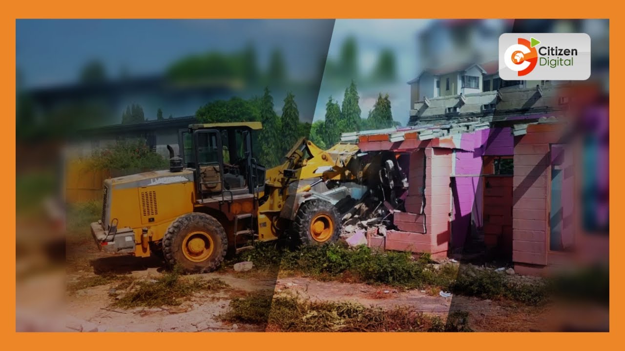 Government demolishes NHC houses in Changamwe, Mombasa