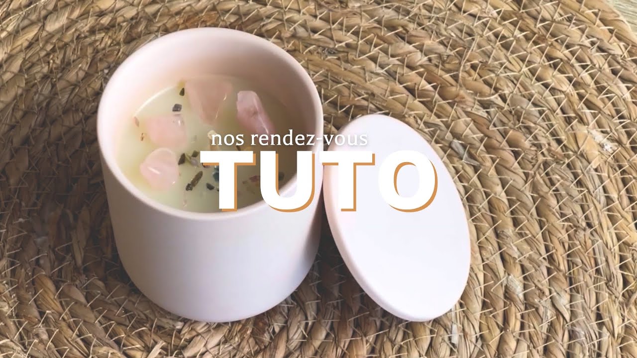 TUTO #56 . Ma bougie décorée de pierres précieuses