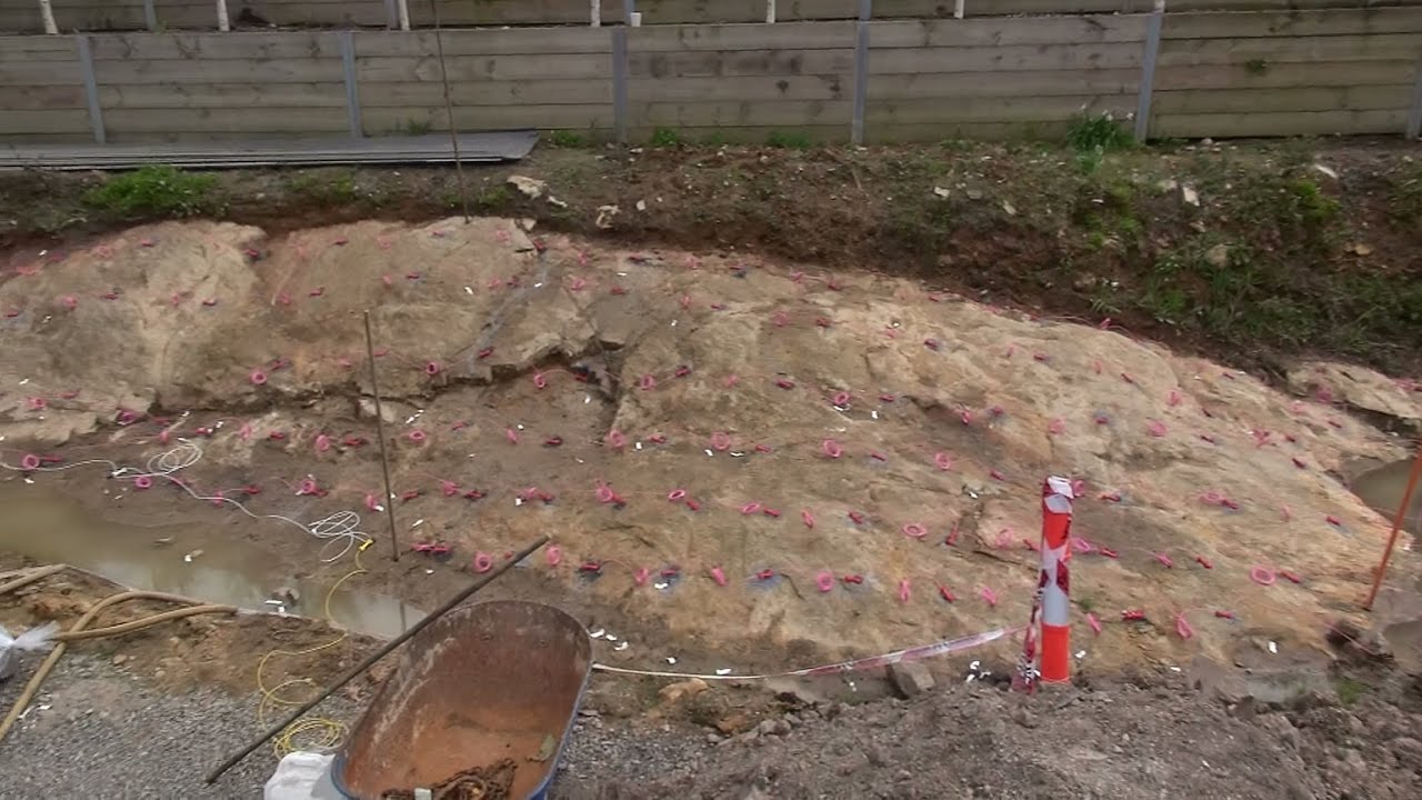 Careful Rock blasting when doing site cuts and foundations for home sites