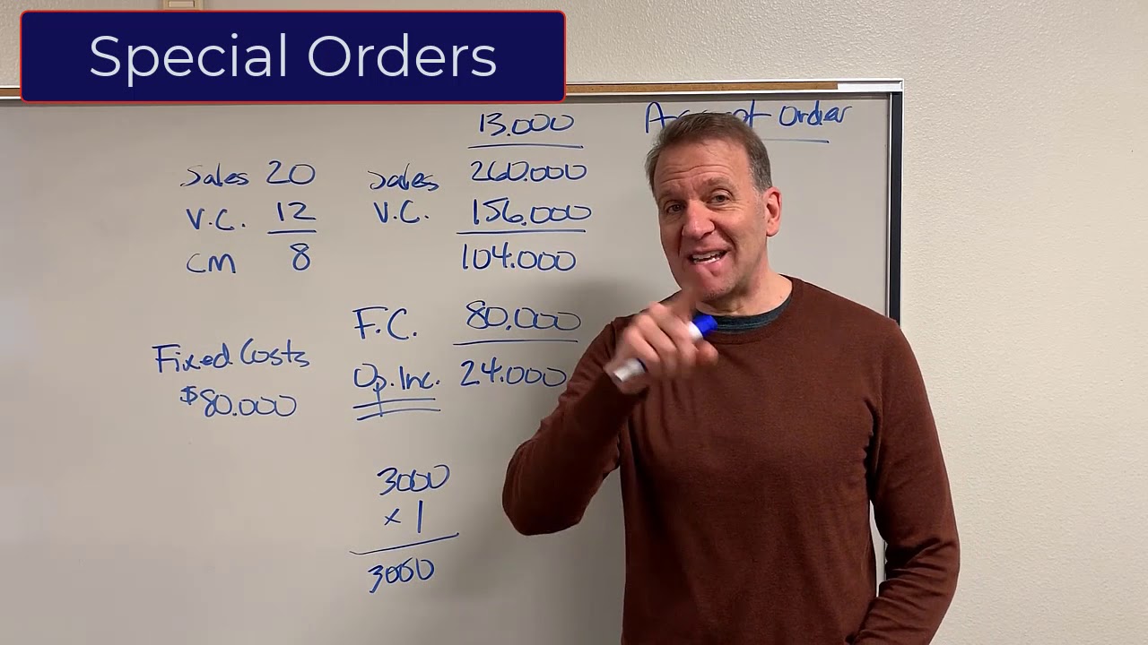 Special Order Decisions
