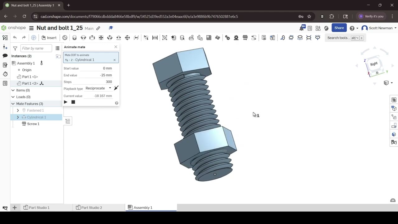 Nut and Bolt Assembly