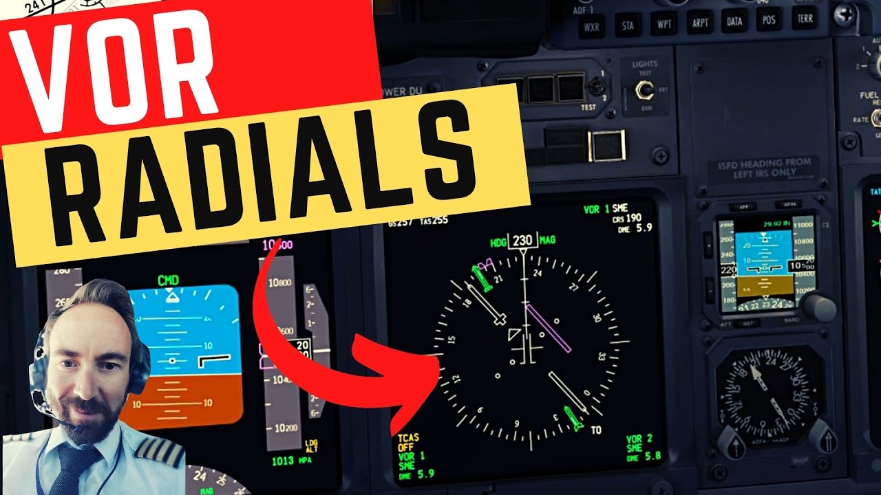 How To Intercept VOR Radials - [Boeing 737 Full Flight].