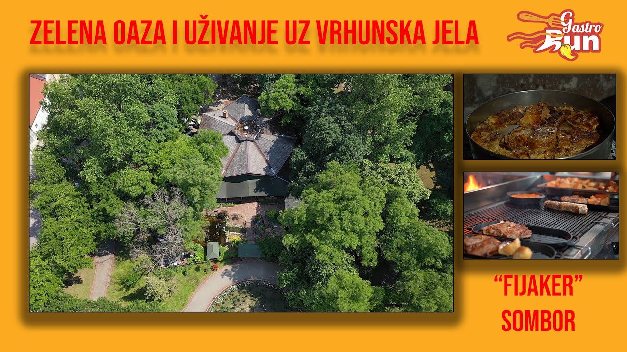 Restoran u zelenoj oazi! Teletina, butkica u sosu od crnog piva, pasulj i kobasica | Gastromaratonac