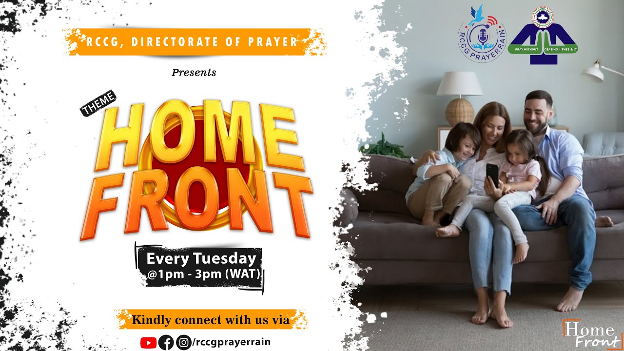 HOME FRONT || PRAYERRAIN || 26TH AUGUST, 2025