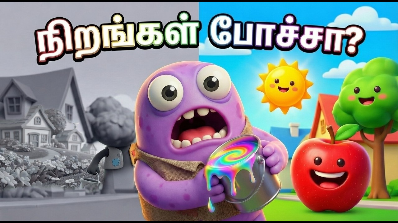 நிறங்கள் போச்சா? 🎨 குழந்தைகளுக்கான நிறங்கள் கற்றல் கதை