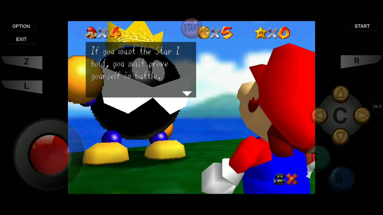 Me playing Super Mario 64 in honor of SMG4