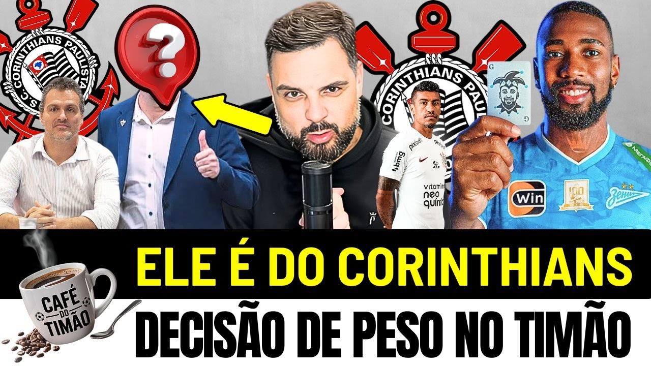CORINTHIANS da SHOW nos BASTIDORES e CONFIRMA MARCELO PAZ Como NOVO EXECUTIVO