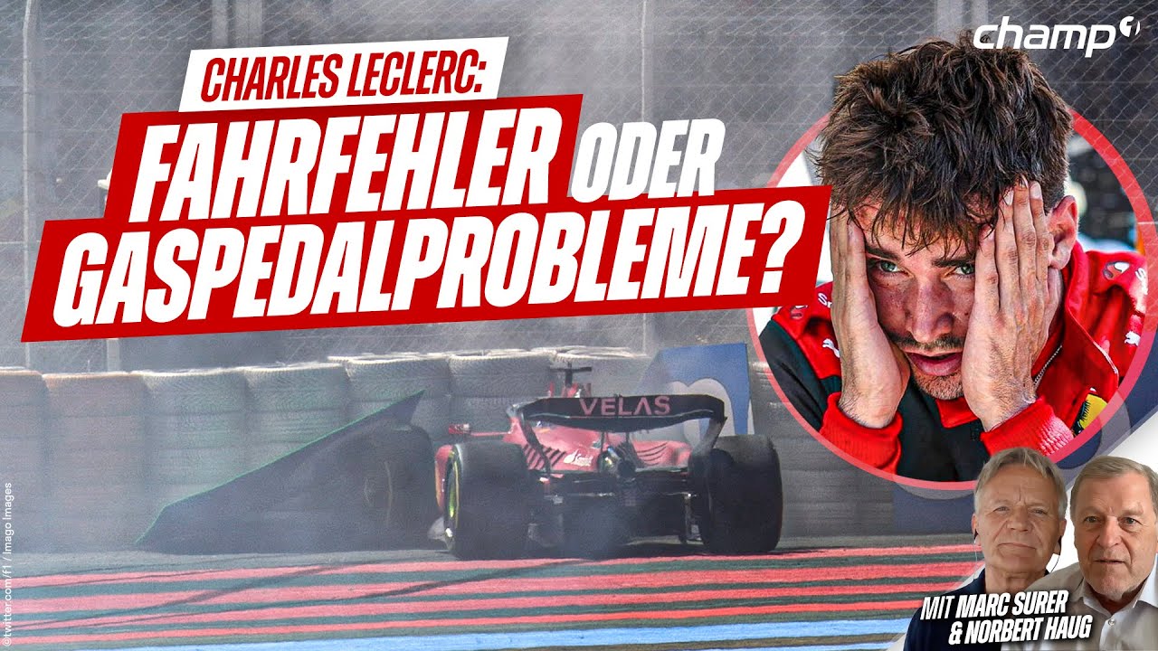 F1-Experte Marc Surer &uuml;ber bitteres Leclerc-Aus: &bdquo;Das war ein Fahrfehler von ihm!&ldquo; | Frankreich-GP