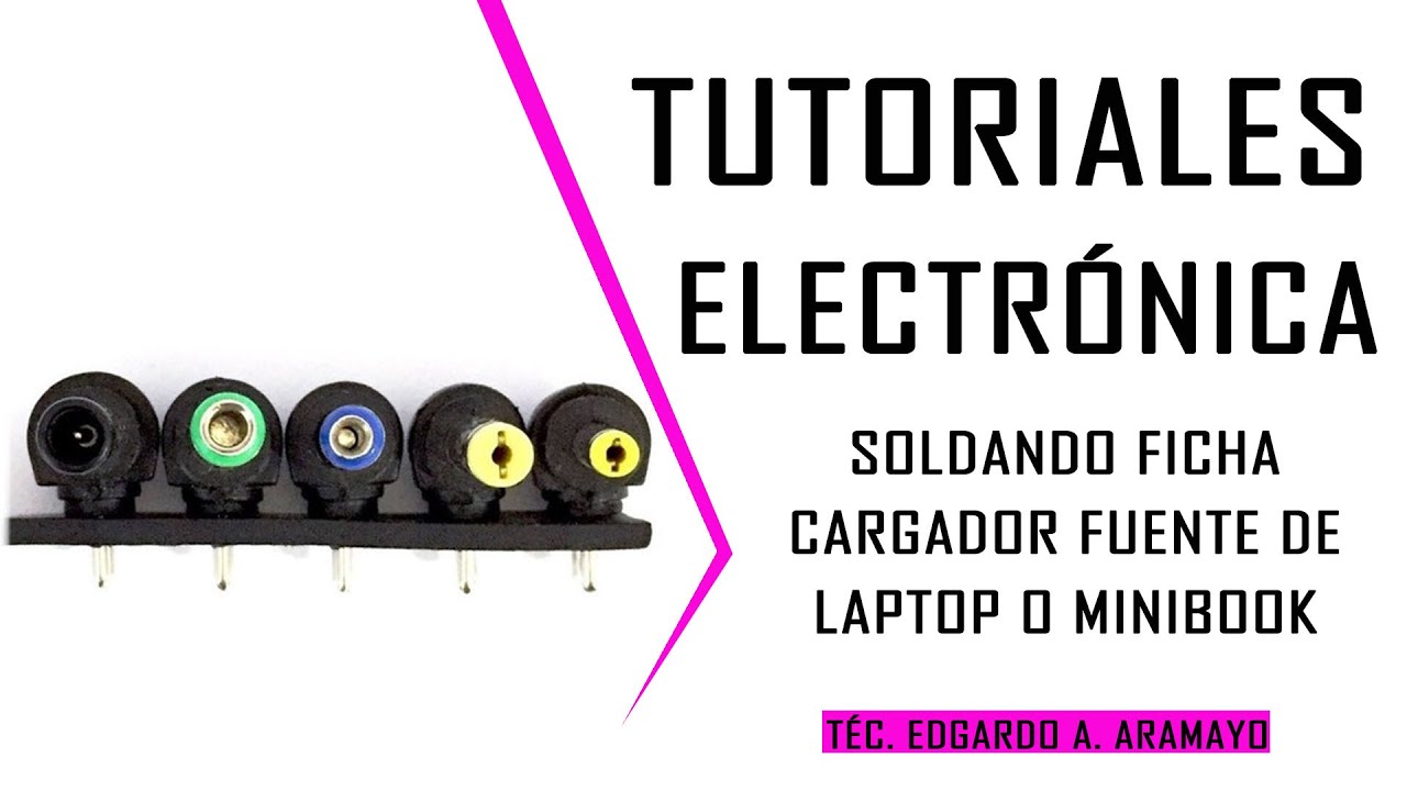 Soldar Plug de cargador de Laptop