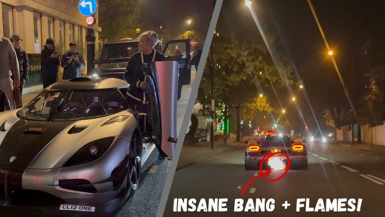 INSANE $10M Koenigsegg ONE:1 Drive! *POPS, BANGS & FLAME* + Crazy Reactions!