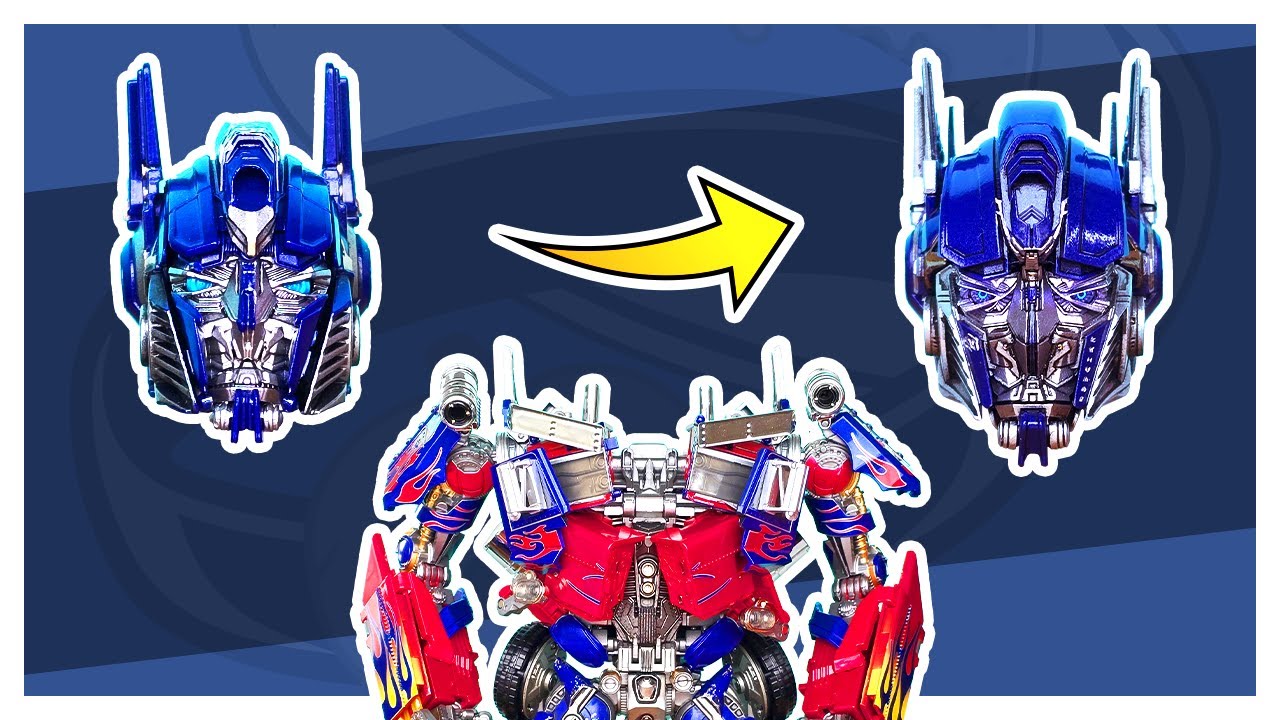 Le cambié la cabeza al Optimus Prime de Black Apple y estoy feliz