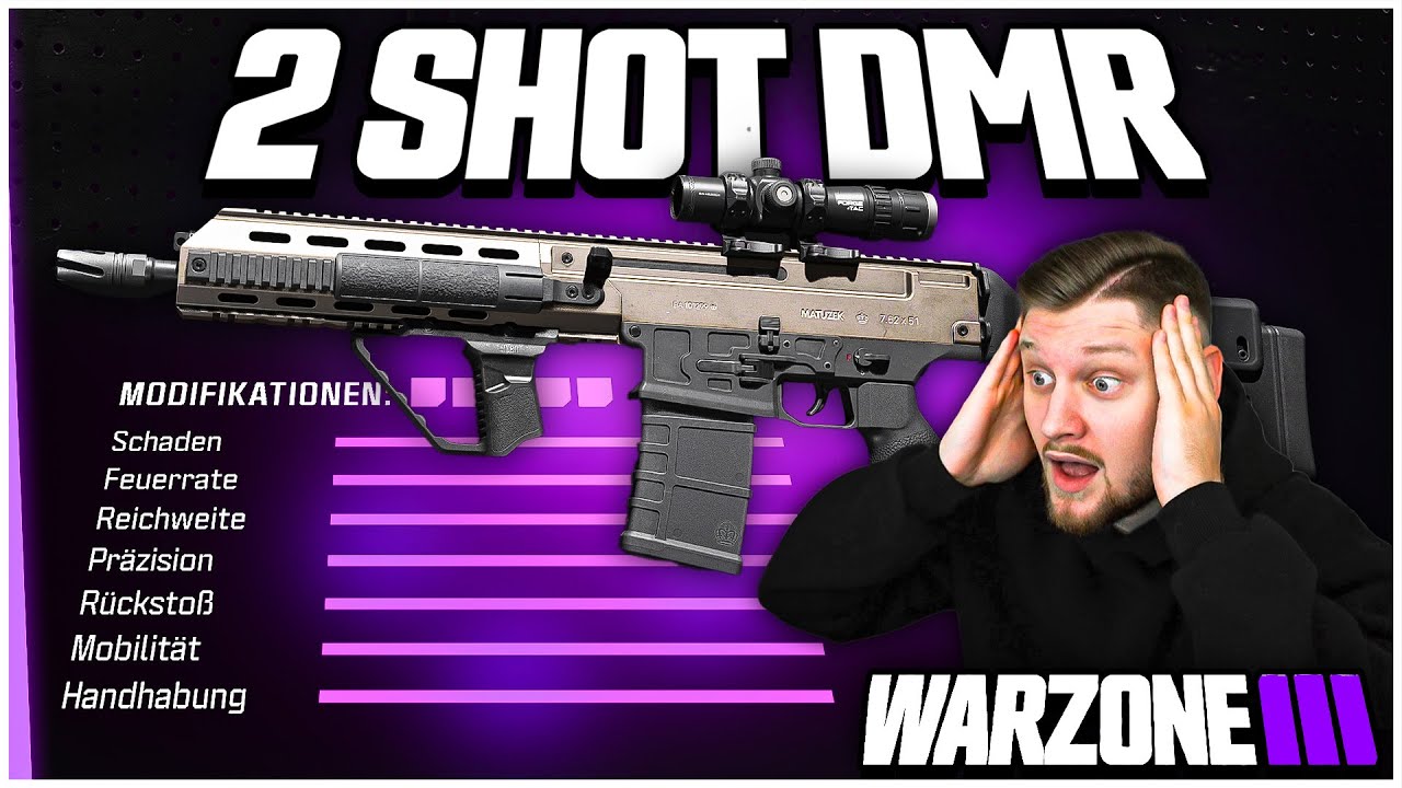 DIESE OP WAFFE sollte VERBOTEN WERDEN in WARZONE! (2 SHOT DMR Klasse)