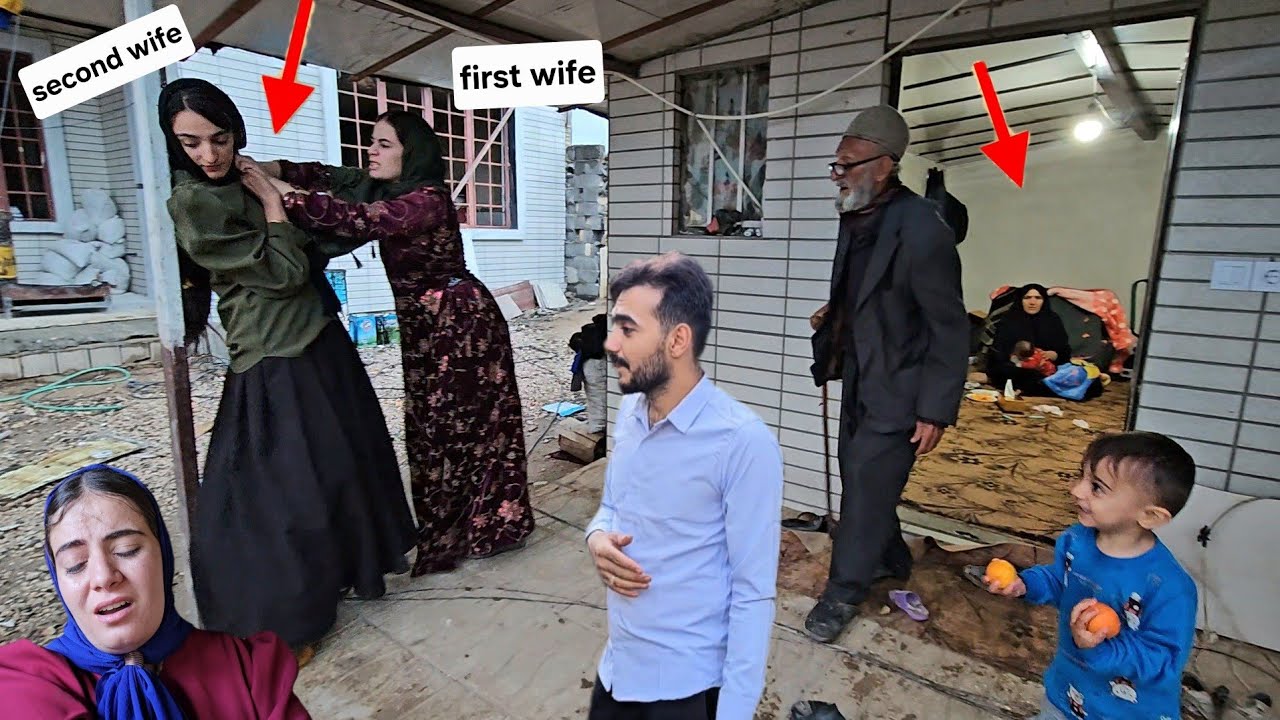 The husband attempt to remarry Zahra and the second wife opposition, nomadic life and building a hut