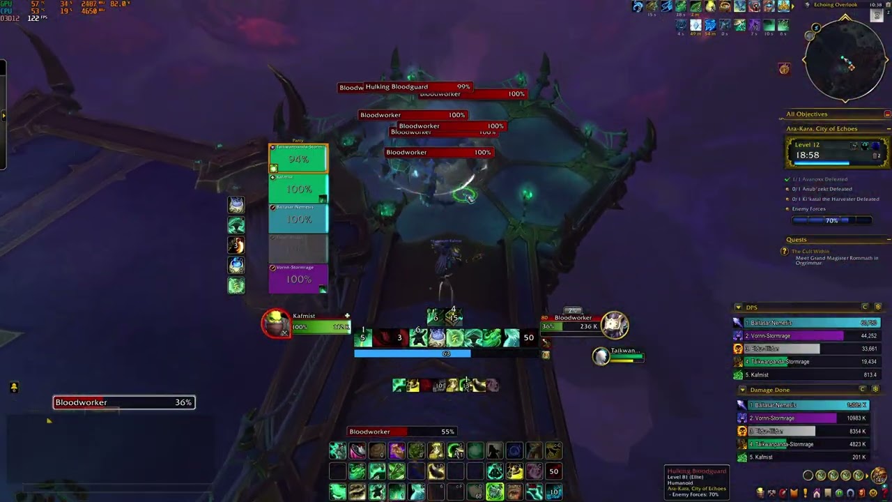 World of Warcraft Midnight Prepatch - Ara-kara plus 12 - Mistweaver Monk Caster