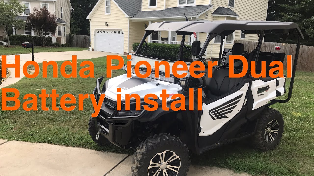 Honda Pioneer Dual Battery setup.