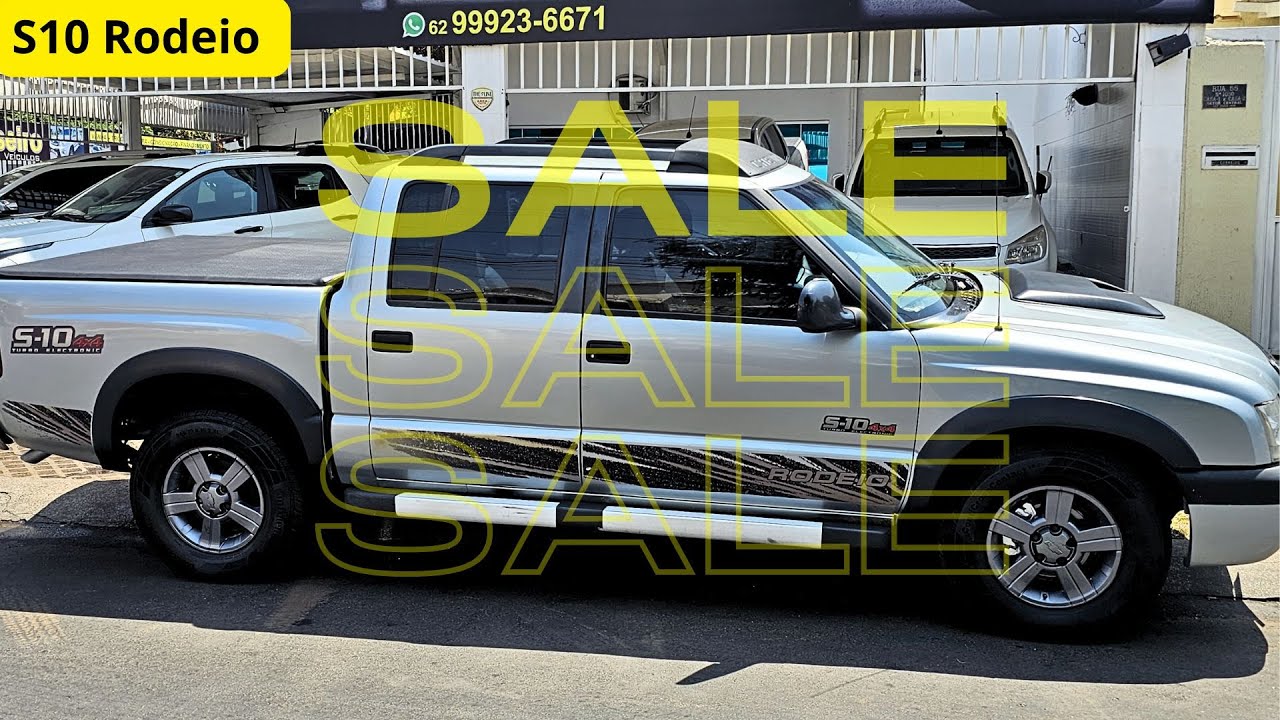 VENDE-SE S10 rodeio diesel 4 x 4 MWM 2.8 cabine dupla 2011/2011#S10executive2011
