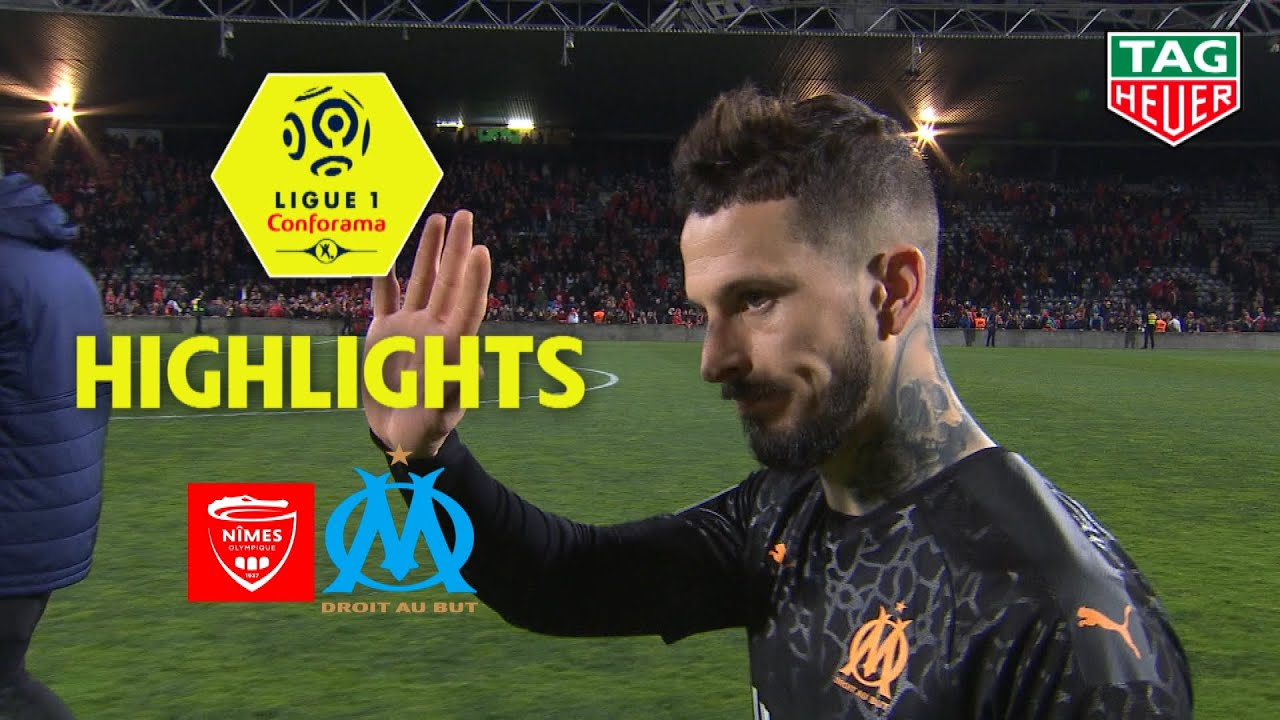 N&icirc;mes Olympique - Olympique de Marseille ( 2-3 ) - Highlights - (NIMES - OM) / 2019-20