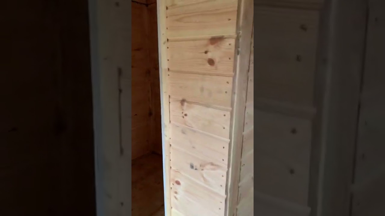 Domek drewniany na działce , całoroczny