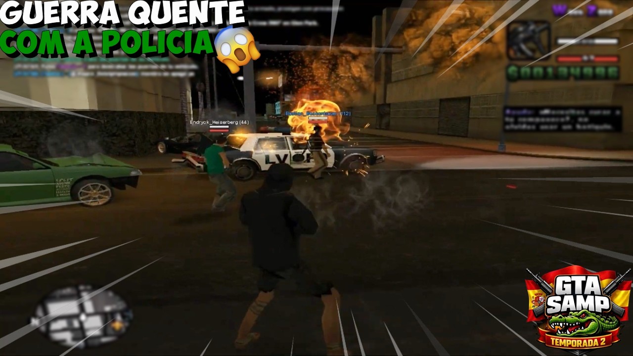 [SAMP ROLEPLAY]GUERRA BRUTA CONTRA POLICIA!!! #96