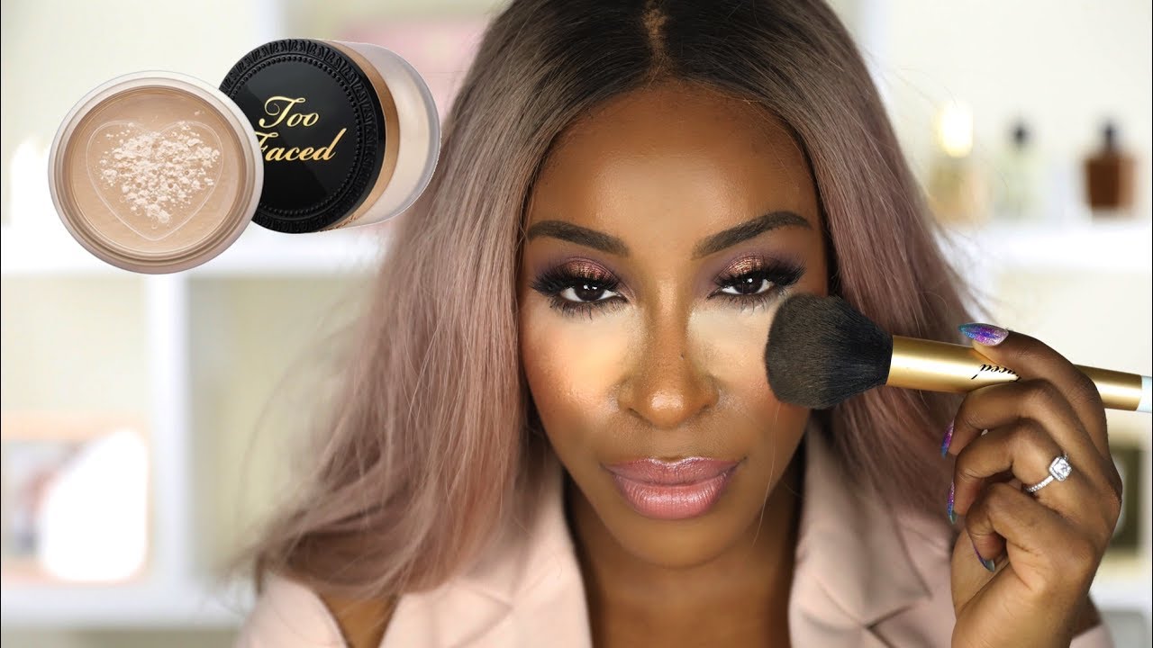Does it Give Flashback Tho?! Too Faced Born This Way Setting Powder | Jackie Aina